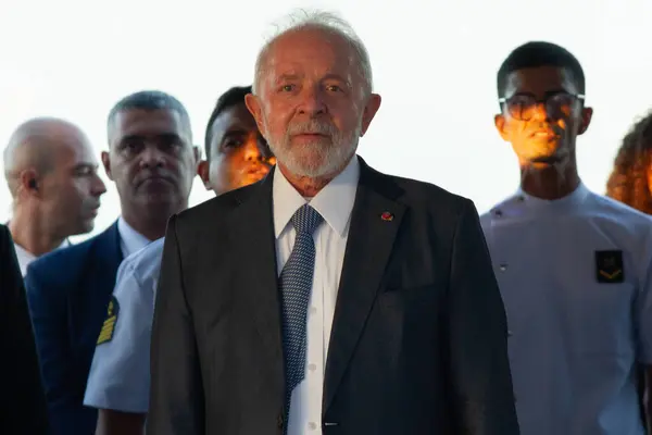 Rio Janeiro Brésil 2013 Président République Luiz Inacio Lula Silva — Photo