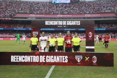 Sao Paulo (SP), 12 / 16 / 2023 - Sao Paulo FC x AC maçı, bu Cumartesi (16), Morumbi Stadyumu 'nda. Sao Paulo takımı 4 'e 1 skorla kazandı..