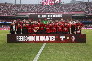 Sao Paulo (SP), 12 / 16 / 2023 - Sao Paulo FC x AC maçı, bu Cumartesi (16), Morumbi Stadyumu 'nda. Sao Paulo takımı 4 'e 1 skorla kazandı..