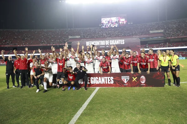 Sao Paulo (SP), 12 / 16 / 2023 - Sao Paulo FC x AC maçı, bu Cumartesi (16), Morumbi Stadyumu 'nda. Sao Paulo takımı 4 'e 1 skorla kazandı..