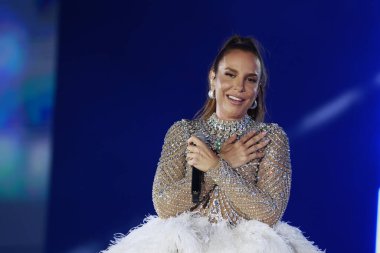 Rio de Janeiro (RJ), 12 / 20 / 2023 - Şarkıcı Ivete Sangalo 'nun bu çarşamba Maracana Stadyumu' nda gerçekleşen 30. yıldönümü kutlamasında Ivete 3.0 'ı göster. 