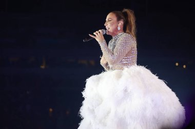 Rio de Janeiro (RJ), 12 / 20 / 2023 - Şarkıcı Ivete Sangalo 'nun bu çarşamba Maracana Stadyumu' nda gerçekleşen 30. yıldönümü kutlamasında Ivete 3.0 'ı göster. 