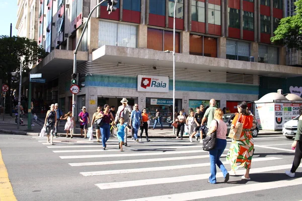 Curitiba 2023 Gerakan Konsumen Yang Ingin Membeli Hadiah Natal Dan — Stok Foto