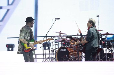 Sao Paulo (SP), Brezilya 12 / 21 / 2023 - Brezilya tarihinin en büyük gruplarından birinin 40. kuruluş yıldönümünü kutlayan Titas Encontro turnesinden Show Sao Paulo 'nun batı bölgesindeki Allianz Parque' da