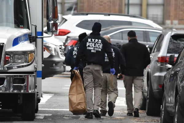Polícia Envolveu Tiroteio Bronx Nova Iorque Dezembro 2023 Bronx Nova — Fotografia de Stock