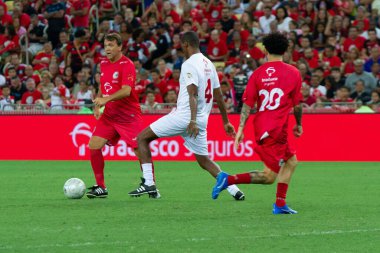 Rio de Janeiro (RJ), Brezilya 12 / 27 / 2023 - Rio de Janeiro 'nun kuzeyinde yer alan Maracana (Mario Filho gazeteci stadyumu), bu Çarşamba Jogo das Estrelas' e ev sahipliği yapıyor. ). 