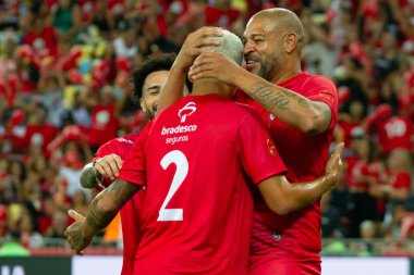 Rio de Janeiro (RJ), Brezilya 12 / 27 / 2023 - Rio de Janeiro 'nun kuzeyinde yer alan Maracana (Mario Filho gazeteci stadyumu), bu Çarşamba Jogo das Estrelas' e ev sahipliği yapıyor. ). 