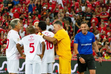 Rio de Janeiro (RJ), Brezilya 12 / 27 / 2023 - Rio de Janeiro 'nun kuzeyinde yer alan Maracana (Mario Filho gazeteci stadyumu), bu Çarşamba Jogo das Estrelas' e ev sahipliği yapıyor. ). 