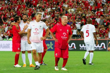 Rio de Janeiro (RJ), Brezilya 12 / 27 / 2023 - Rio de Janeiro 'nun kuzeyinde yer alan Maracana (Mario Filho gazeteci stadyumu), bu Çarşamba Jogo das Estrelas' e ev sahipliği yapıyor. ). 