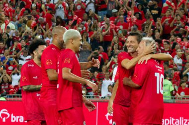 Rio de Janeiro (RJ), Brezilya 12 / 27 / 2023 - Rio de Janeiro 'nun kuzeyinde yer alan Maracana (Mario Filho gazeteci stadyumu), bu Çarşamba Jogo das Estrelas' e ev sahipliği yapıyor. ). 