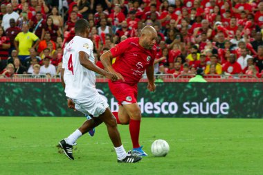 Rio de Janeiro (RJ), Brezilya 12 / 27 / 2023 - Rio de Janeiro 'nun kuzeyinde yer alan Maracana (Mario Filho gazeteci stadyumu), bu Çarşamba Jogo das Estrelas' e ev sahipliği yapıyor. ). 