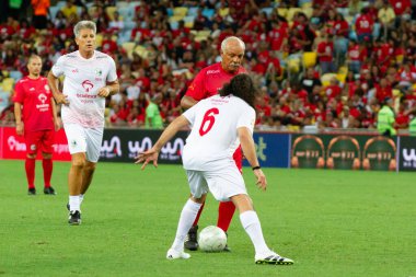 Rio de Janeiro (RJ), Brezilya 12 / 27 / 2023 - Rio de Janeiro 'nun kuzeyinde yer alan Maracana (Mario Filho gazeteci stadyumu), bu Çarşamba Jogo das Estrelas' e ev sahipliği yapıyor. ). 
