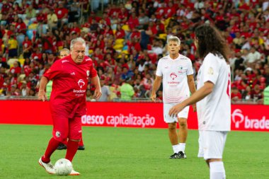 Rio de Janeiro (RJ), Brezilya 12 / 27 / 2023 - Rio de Janeiro 'nun kuzeyinde yer alan Maracana (Mario Filho gazeteci stadyumu), bu Çarşamba Jogo das Estrelas' e ev sahipliği yapıyor. ). 