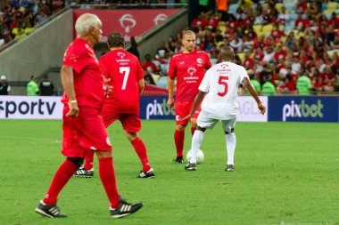 Rio de Janeiro (RJ), Brezilya 12 / 27 / 2023 - Rio de Janeiro 'nun kuzeyinde yer alan Maracana (Mario Filho gazeteci stadyumu), bu Çarşamba Jogo das Estrelas' e ev sahipliği yapıyor. ). 