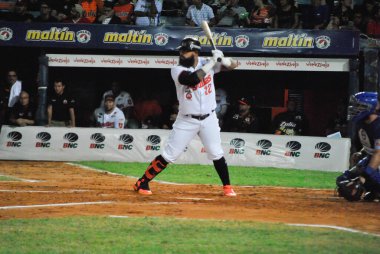 MARACAIBO (VEN), 12 / 28 / 2023 - Venezuela Profesyonel Beyzbol Ligi, Navegantes del Magallanes ve Aguilas del Zulia, Tigres de Aragua 'ya karşı oynanacak 