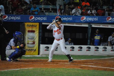 MARACAIBO (VEN), 12 / 28 / 2023 - Venezuela Profesyonel Beyzbol Ligi, Navegantes del Magallanes ve Aguilas del Zulia, Tigres de Aragua 'ya karşı oynanacak 