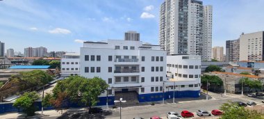 SAO PAULO (SP), 12 / 29 / 2023 - FACADA / FUNDACAO CASA / SP - Bras, Sao Paulo 'daki Fundacao Casa binası, yıl sonunu evde geçirmeyecek olan 19 bin 500 kişilik çocuk suçluya ev sahipliği yapıyor.