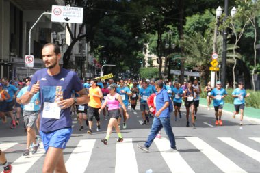 Sao Paulo (SP), 12 / 31 / 2023 - 98. Sao Silveira Yarışı 'nda üçüncü olan Etiope Wude Ayalew, Brigadeiro Luiz Antonio' ya tırmandı.. 