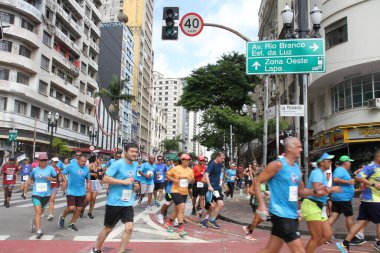 Sao Paulo (SP), 12 / 31 / 2023 - 98. Sao Silveira Yarışı 'nda üçüncü olan Etiope Wude Ayalew, Brigadeiro Luiz Antonio' ya tırmandı.. 