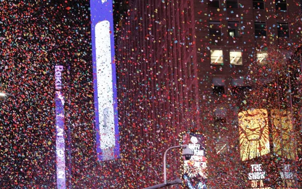 Nochevieja Times Square Diciembre 2023 Nueva York Estados Unidos Millones —  Fotos de Stock