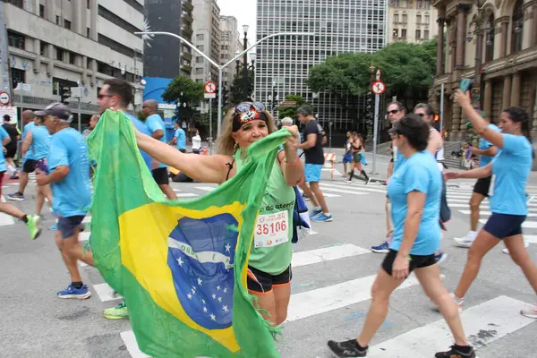 Sao Paulo 2023 Third Place 98Th Sao Silveira Race Etiope — Stock Photo, Image