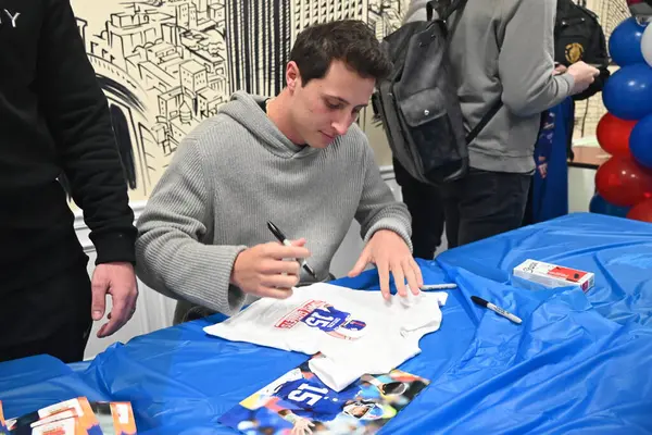 Tommy Devito Participates Autograph Signing Meet Greet Bogie Hoagies Deli — Stock Photo, Image