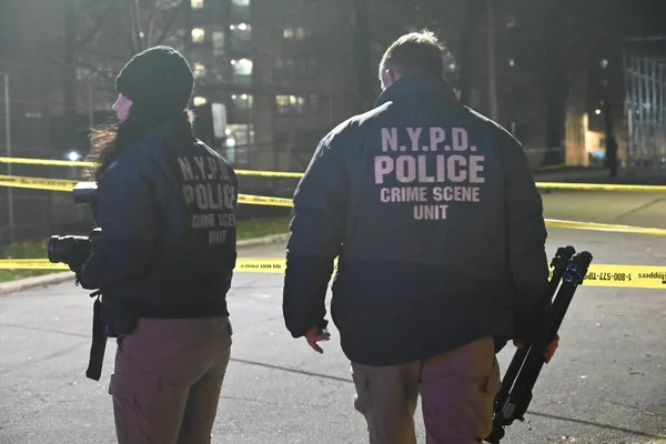 Police Enquête Sur Fusillade Mortelle Mardi Garçon Ans Brooklyn New — Photo