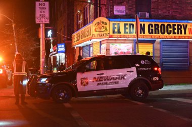 Shooting investigation in Newark, New Jersey. January 4, 2024, Newark, New Jersey, USA: Several people were reported suffering from gunshot wounds and fatalities were reported in a shooting near El Eden Grocery store 