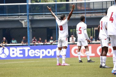 Sao Paulo (SP), Brazil 01/04/2024 - Match highlights between Vitoria (BA) x Picos (PI), valid for the 1st round of the 54th Sao Paulo Junior Football Cup , held at the Ibrachina Arena in Mooca