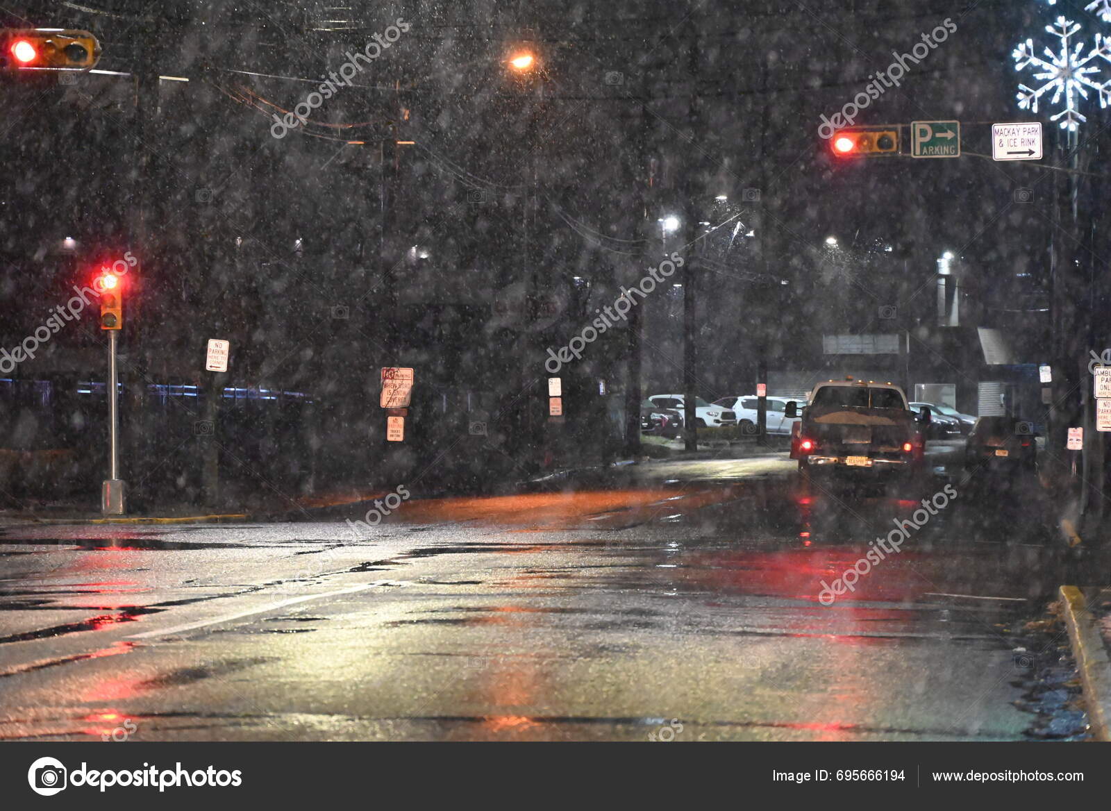 New York City New Jersey S First Snowfall 2024 January 2024 Stock   Depositphotos 695666194 Stock Photo New York City New Jersey 