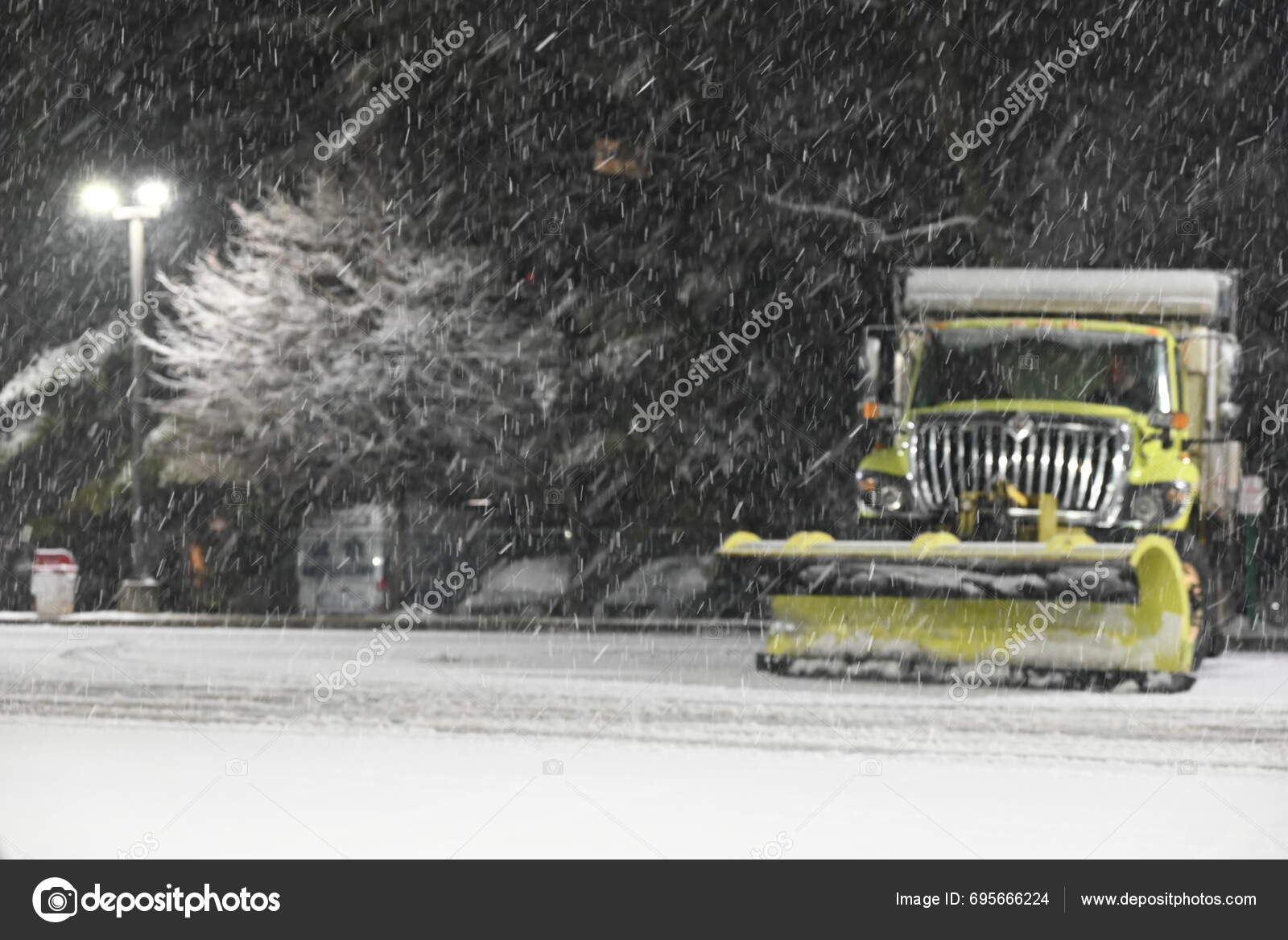 New York City New Jersey's First Snowfall 2024 January 2024 Stock