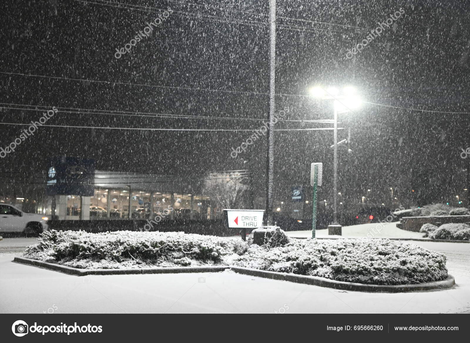 New York City New Jersey's First Snowfall 2024 January 2024 Stock Editorial Photo © thenews2