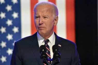 ABD Başkanı Joe Biden, 6 Ocak 2021 'de Blue Bell, Pennsylvania' daki Montgomery County Community College 'da ABD Kongre Binası' na saldırı düzenledi. 5 Ocak 2024, Blue Bell, Pennsylvania, ABD