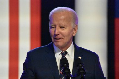 ABD Başkanı Joe Biden, 6 Ocak 2021 'de Blue Bell, Pennsylvania' daki Montgomery County Community College 'da ABD Kongre Binası' na saldırı düzenledi. 5 Ocak 2024, Blue Bell, Pennsylvania, ABD
