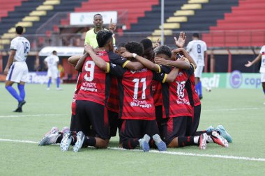 SAO PAULO (SP), 01 / 05 / 2024 - COPA SP 2024 / FLAMENGO-SP Junior Football 2024 (Copinha), Estadio Antonio Soares de Oliveira, Guarulhos, Sao Paulo, bu Cuma, 5 Ocak 2024.