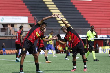 SAO PAULO (SP), 01 / 05 / 2024 - COPA SP 2024 / FLAMENGO-SP Junior Football 2024 (Copinha), Estadio Antonio Soares de Oliveira, Guarulhos, Sao Paulo, bu Cuma, 5 Ocak 2024.