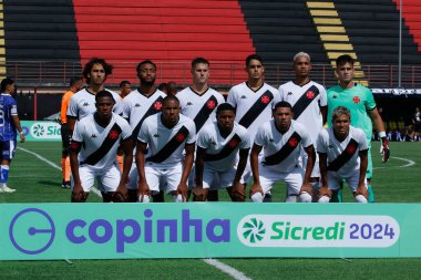 SAO PAULO (SP), 01 / 05 / 2024 - COPA SP 2024 - VASCO (RJ), Guarulhos, Sao Paulo 'daki Estadio Antonio Soares de Oliveira' da düzenlendi. Bu Cuma, 5 Ocak 2024.