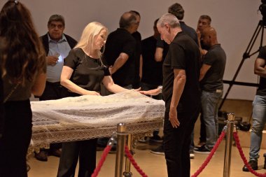 RIO de JANEIRO (RJ), Brezilya 01 / 07 / 2024 - Brezilya milli takımının eski teknik direktörü ve eski oyuncusu Zagallo için cenaze töreni. Mario Jorge Lobo Zagallo 'nun cesedi bu Pazar toprağa verildi (7))