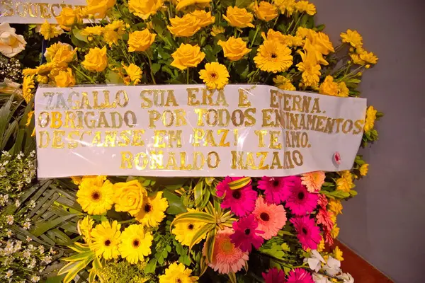 Rio Janeiro Brasile 2024 Funerale Giocatore Allenatore Della Nazionale Brasiliana — Foto Stock