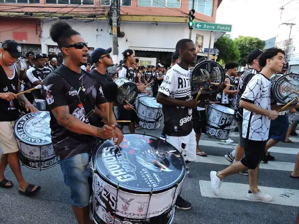 Sao Paulo Brazil 2024 Gavioes Fiel Samba School Held Its — Stock Photo, Image