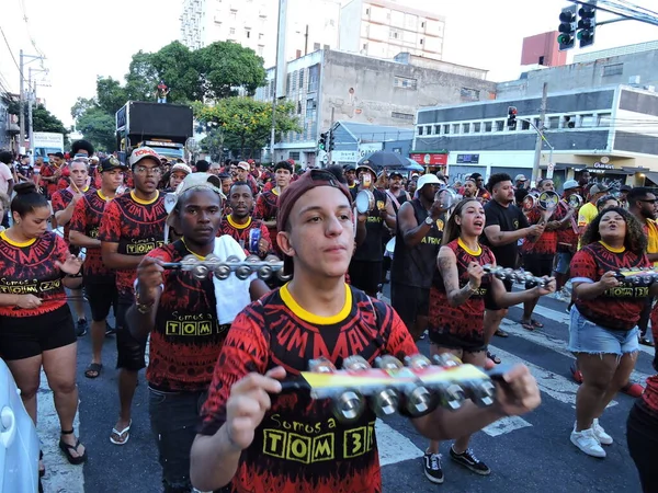 Sao Paulo Brezilya 2024 Tom Maior Samba Okulu Pazar Öğleden — Stok fotoğraf