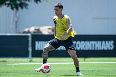 Sao Paulo (SP), 01 / 10 / 2024 - Bu Çarşamba sabahı Corinthians eğitimi sırasında Matias Rojas, Sao Paulo-SP 'deki CT Joaquim Grava' da. 