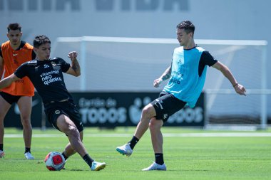 Sao Paulo (SP), 01 / 10 / 2024 - Corinthians antrenmanı bu Çarşamba sabahı, 10 Ocak 2024, Sao Paulo-SP, CT Joaquim Grava 'da.