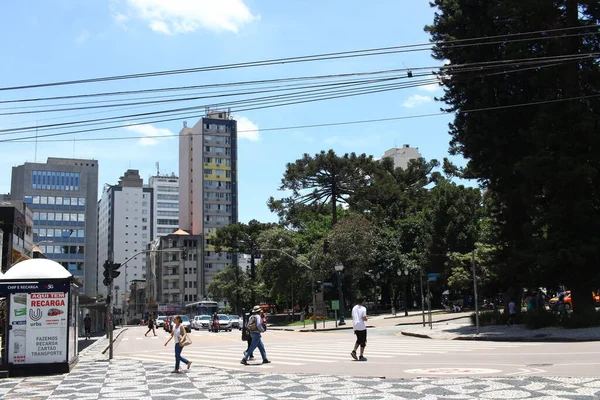 Curitiba Brazil 2024 Another Hot Day Summer Capital Parana Consumers — Stock Photo, Image