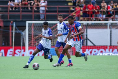 SAO PAULO (SP), 01 / 11 / 2024 - COPINHA 2024: POTYGUAR (RN) 2024 (Copinha), Guarulhos, Sao Paulo 'daki Estadio Antonio Soares de Oliveira' da düzenlendi. Bu Perşembe, 11 Ocak 2024 (Fotoğraf: Saulo Dias / Thenews2 / Depozito Fotoğrafları) 