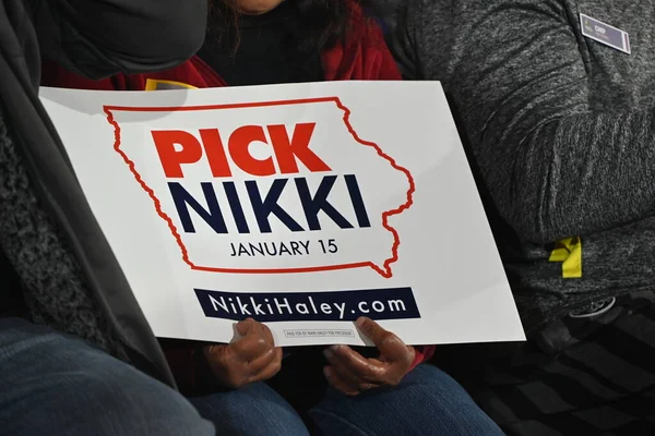 Nikki Haley Faz Observações Evento Pick Nikki Countdown Caucus Olympic — Fotografia de Stock