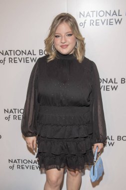 2024 Ulusal Değerlendirme Kurulu Ödül Galası. 11 Ocak 2024, New York, New York, ABD: Francesca Scorsese, 11 Ocak 2024 'te New York' ta 42. Cadde 'deki 2024 Ulusal İnceleme Kurulu Galasına katıldı..  