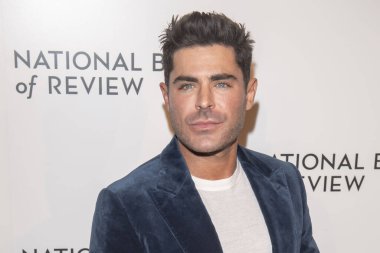 2024 Ulusal Değerlendirme Kurulu Ödül Galası. 11 Ocak 2024, New York, ABD: Zac Efron, 11 Ocak 2024 'te New York' ta 42. Cadde Cipriani 'deki 2024 Ulusal İnceleme Kurulu Galasına katıldı..