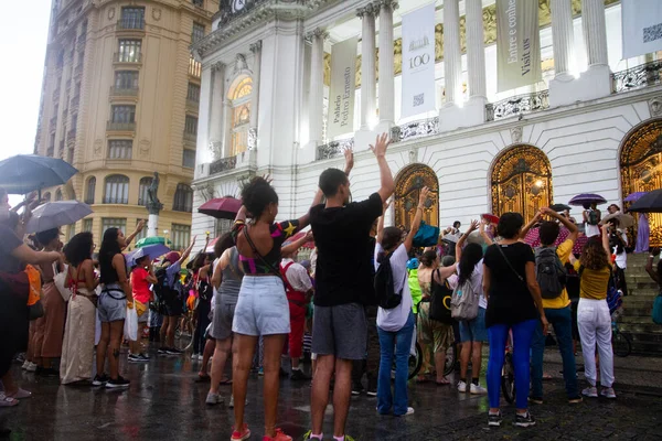 Stock image Rio de Janeiro (RJ), Brazil 01/12/2024 - Cyclists from all regions of the country and also from abroad will perform 'bike rides' this Friday (12), in honor of Julieta Hernandez, Venezuelan circus artist 