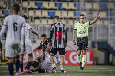SAO PAULO (SP), Brazil 01 / 13 / 2024 - CUP SAO PAULO DE FOOTBOL JUNIOR ATLETICO Santana de Parnaiba MINEIRO (Ska Brasil), Sao Paulo Eyaleti Belediyesi, bu Cumartesi, 13 Ocak 2024. 